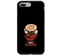 BBQ Grandpa Pitmaster Humor Smoker Grill Backyard Legend Case for iPhone 7 Plus/8 Plus