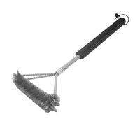 BBQ Grill Brush, BBQ Brushes for Grill Cleaner, Ergonomic Stainless Steel Cleaning Brush with Dangling Loop The Brush Has Enough Lateral Curvature Save Your Time, Grill Rescue Brush for Remove Dirt