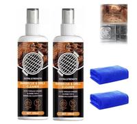 BBQ & Grill Cleaner, Extra Strength Oven & Barbecue Degreaser Spray, Grill Cleaner Spray, All Purpose Heavy Oil Cleaning Agent for Barbecue Grills, Stains, And Stubborn Grease (2PC)
