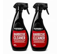 BBQ Grill Cleaner Spray Bottle - Pack of 2 x 500ml Powerful Grill & Barbecue Degreaser Spray. Fast-Acting Bbq Cleaner. Removes Grease, Fat & Burnt On Food