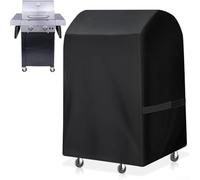 BBQ Grill Cover With 420D Oxford Fabric Construction Providing Protection Against Environmental Stressors