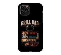 BBQ Grill Dad 40% Smoke 30% Dad Jokes 30% Beer Case for iPhone 11 Pro