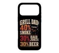BBQ Grill Dad 40% Smoke 30% Dad Jokes 30% Beer Case for iPhone 17 Pro Max