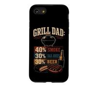 BBQ Grill Dad 40% Smoke 30% Dad Jokes 30% Beer Case for iPhone SE (2020) / 7/8