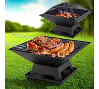 Bbq Grill Fire Pit Garden Heater Great For Camping Outdoor Firepit Patio