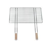 BBQ Grill Grate Rack Grilling Barbecue Meat Fish Grid Mesh Chrome Steel 3 Sizes