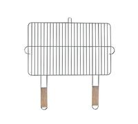 BBQ Grill Grate Rack Grilling Barbecue Meat Fish Grid Mesh Chrome Steel 3 Sizes