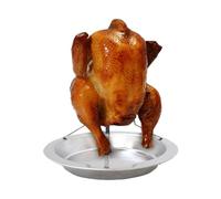 BBQ Grill | Heat Resistant Stainless Steel Stand - Chicken Rack | for Outdoor Kitchen, Barbecue, Beach, Picnic, Garden, Camping, Activities and