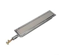 BBQ Grill Infrared Ceramic Burner, Grill Plate Gas Grills Infrared Side Burner Ceramic Heater Metal Alumunium Plate Infrared Burner with Nozzle(44x9.5cm)