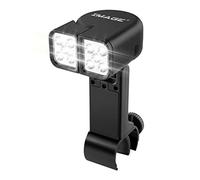 BBQ Grill Light Barbecue Lamp with 10 Super Bright LED Lights Adjustable Barbecue Lighting with Sensor Touch and Clamp for Picnic Cooking Camping Outdoor