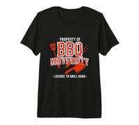 BBQ Grill Master Certified Meat Lover Funny Grilling Premium T-Shirt