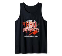 BBQ Grill Master Certified Meat Lover Funny Grilling Tank Top