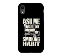 BBQ Grill Master Smoking Habit Humor Case for iPhone XR