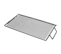 BBQ Grill Mesh Mat Portable with Handle Iron Barbecue Grid Non-Stick Barbecue Rack Net for Outdoor BBQ Party Camping