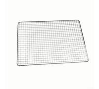 BBQ Grill Mesh Rectangle For Outdoor Cooking Applications Including Fish Meat And Vegetables Galvanized Heat Resistant Design(50 * 35CM)
