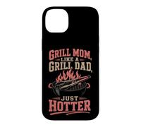 BBQ Grill Mom Like A Grill Dad Just Hotter Funny Gift Case for iPhone 14 Plus
