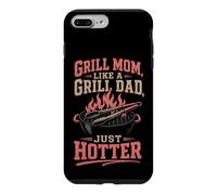 BBQ Grill Mom Like A Grill Dad Just Hotter Funny Gift Case for iPhone 7 Plus/8 Plus
