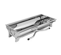 BBQ Grill Outdoor Outdoor Stainless Steel Charcoal Grill Barbecue Tool Portable Free Installation Handle Folding BBQ Cooking Grid Park