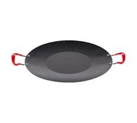 BBQ Grill Pan - Nonstick Griddle, Round Indoor Grill | Reliable Authentic Korean Bulgogi Galbi Meat Cooking Surfaces, Portable Korean Barbecue Plate for Outdoor Camping & Tailgating