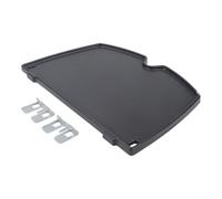 BBQ Grill Plate Cast Iron for Weber Q Series - Reversible Griddle Pan Outdoor Cooking for Surface Black