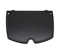 BBQ Grill Plate for Weber Q Series - Cast Iron Griddle with Raised Edge for Even Heat Distribution