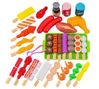 BBQ Grill Playset BBQ Cooking Playset Play Food Grill Set