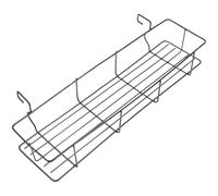 Bbq Grill Storage Basket Stainless Steel with Curved Hook Design