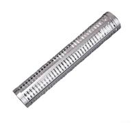 BBQ Grill Tube Made of Rust Resistant Stainless Steel with Numerous Vents for Stable Smoke Production Enhancing Flavor on Various Grill Types