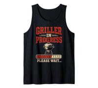 BBQ Griller in Progress Please Wait Funny Gift Tank Top