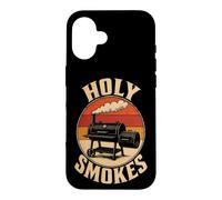 BBQ Holy Smokes Smoking Meat Funny Gift Case for iPhone 16