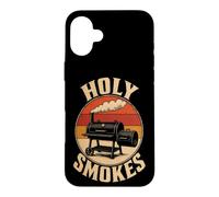 BBQ Holy Smokes Smoking Meat Funny Gift Case for iPhone 16 Plus