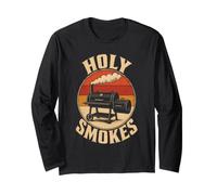 BBQ Holy Smokes Smoking Meat Funny Gift Long Sleeve T-Shirt