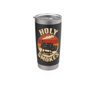 BBQ Holy Smokes Smoking Meat Funny Gift Stainless Steel Insulated Tumbler