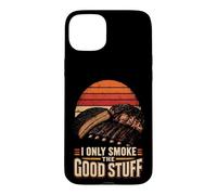 BBQ I Only Smoke The Good Stuff Meat Smoker Gift Case for iPhone 15 Plus