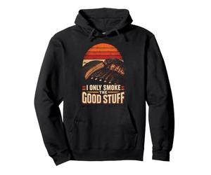 BBQ I Only Smoke The Good Stuff Meat Smoker Gift Pullover Hoodie
