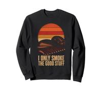 BBQ I Only Smoke The Good Stuff Meat Smoker Gift Sweatshirt