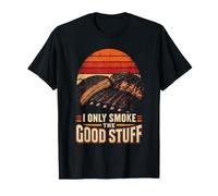 BBQ I Only Smoke The Good Stuff Meat Smoker Gift T-Shirt