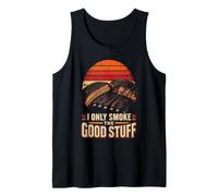 BBQ I Only Smoke The Good Stuff Meat Smoker Gift Tank Top