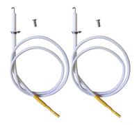BBQ Ignitor Wire 2-Pack 700mm Heat Resistant for Grill | 700mm length reaches far burners, glass fiber cover, safe insulation, for ideal for gas stoves and heaters