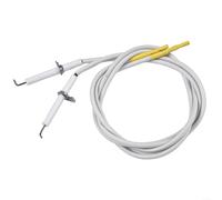 BBQ Ignitor Wire Replacement with Ceramic Electrode for Charbroil Grill, 2-Pack 700mm High Ignition Cable for Piezo Igniter, For Repair Parts for