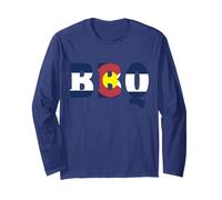 BBQ in Colorado Barbecue Colorado Flag Long Sleeve T-Shirt