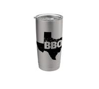 BBQ Inside Texas Map Texas BBQ Stainless Steel Insulated Tumbler