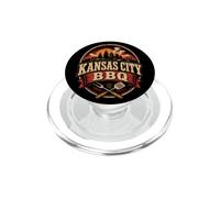 BBQ Kansas City Barbecue Cookout Grilling Gift PopSockets PopGrip for MagSafe