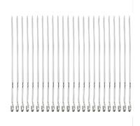 BBQ Kebab Skewer, 35cm/13.8" Stainless Steel Long & Flat Grilling Skewers, Reusable Metal Skewer Sticks for Meat Shrimp Chicken Vegetable, Pack of 24