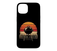 BBQ Kettle Grill Rising Sun Retro Vintage Gift Case for iPhone 13