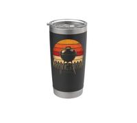 BBQ Kettle Grill Rising Sun Retro Vintage Gift Stainless Steel Insulated Tumbler