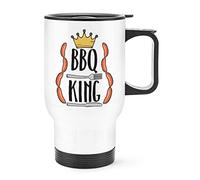 BBQ King Travel Mug Cup with Handle
