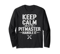 BBQ Let The Pitmaster Handle It Barbeque Grill Long Sleeve T-Shirt