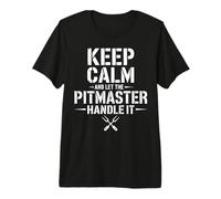 BBQ Let The Pitmaster Handle It Barbeque Grill Premium T-Shirt
