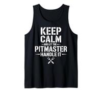 BBQ Let The Pitmaster Handle It Barbeque Grill Tank Top